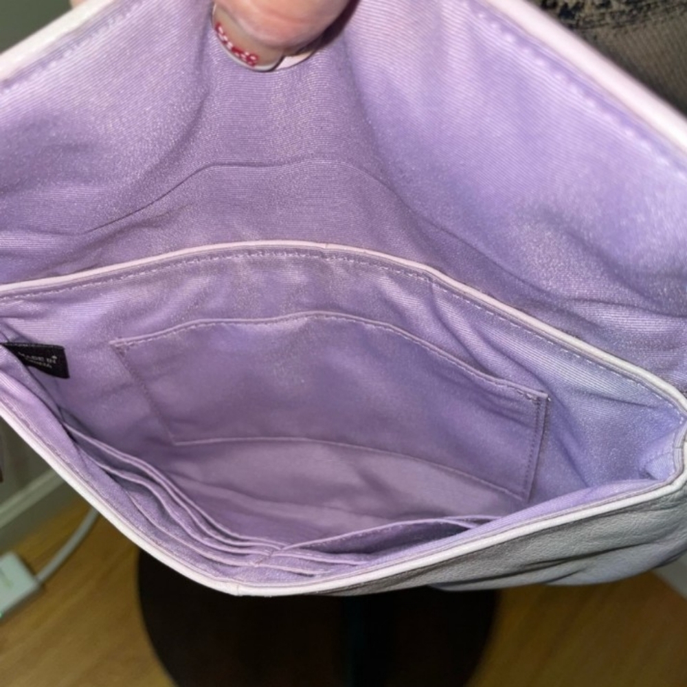 Euc Coach Wristlet With Insert And Chain To Wear … - image 4